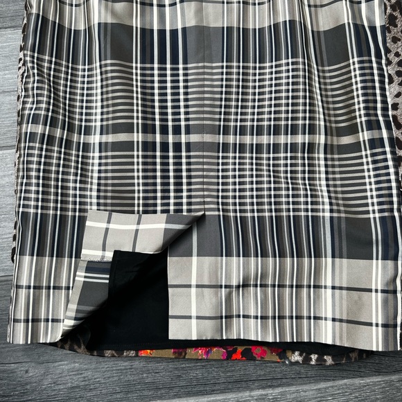 MAX MARA Blocked Pattern Sheath Pencil Dress - Picture 7 of 13